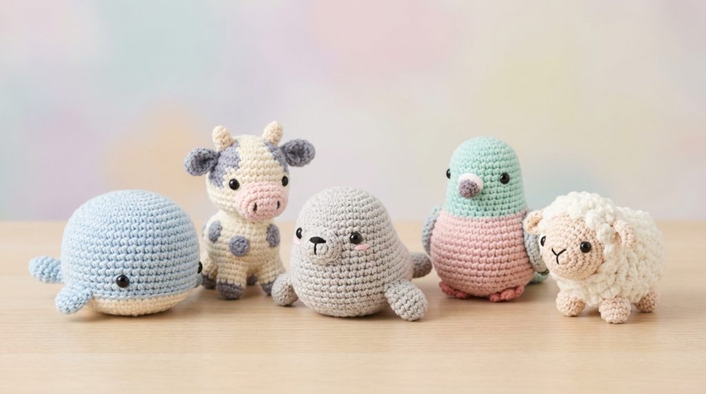 découvrez des modèles gratuits et faciles d'animaux au crochet pour débutants, parfaits pour apprendre sans se tromper et créer de jolies peluches faites main.