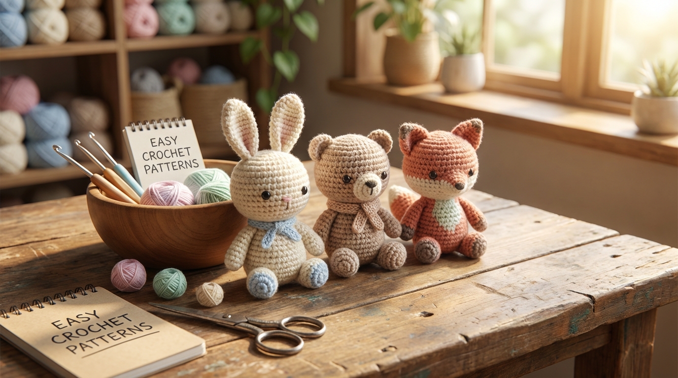 découvrez des modèles gratuits et faciles d'animaux au crochet pour débuter sans erreur. parfaits pour s'initier au crochet en douceur et réussir vos créations.