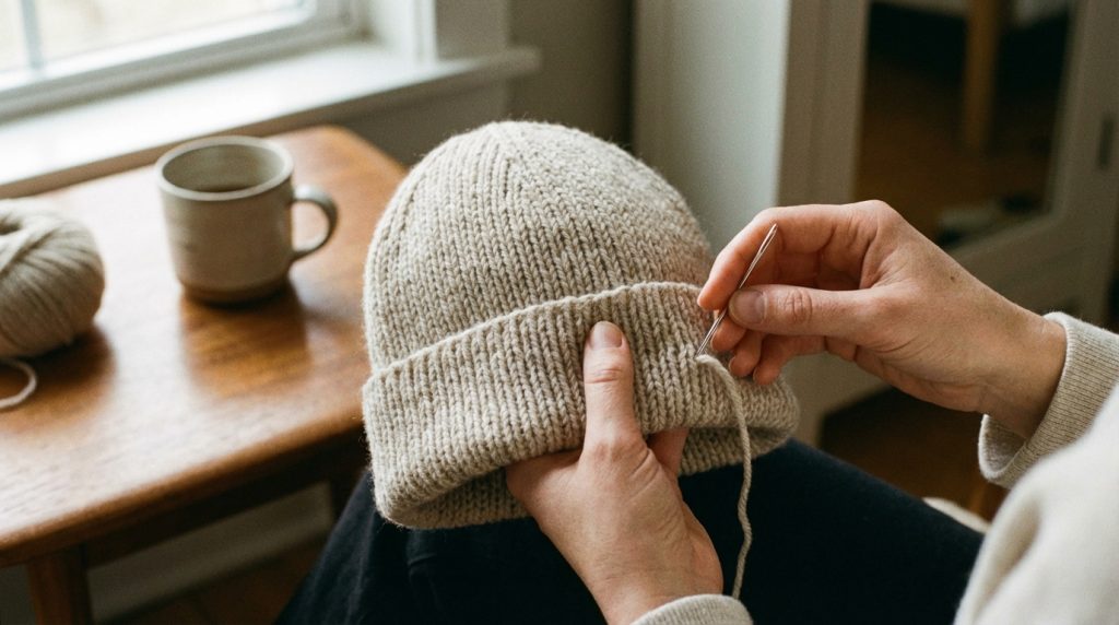 découvrez un patron simple pour tricoter votre premier bonnet, avec les aiguilles recommandées et des astuces pratiques pour éviter les difficultés.