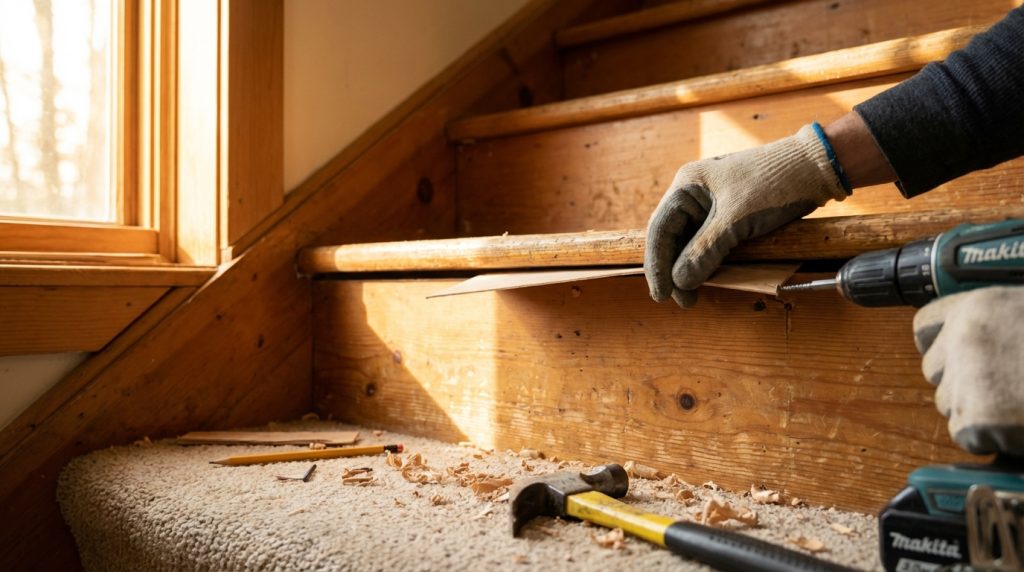 découvrez comment éliminer définitivement les grincements de votre escalier en bois avec des astuces simples et efficaces pour un intérieur silencieux et agréable.