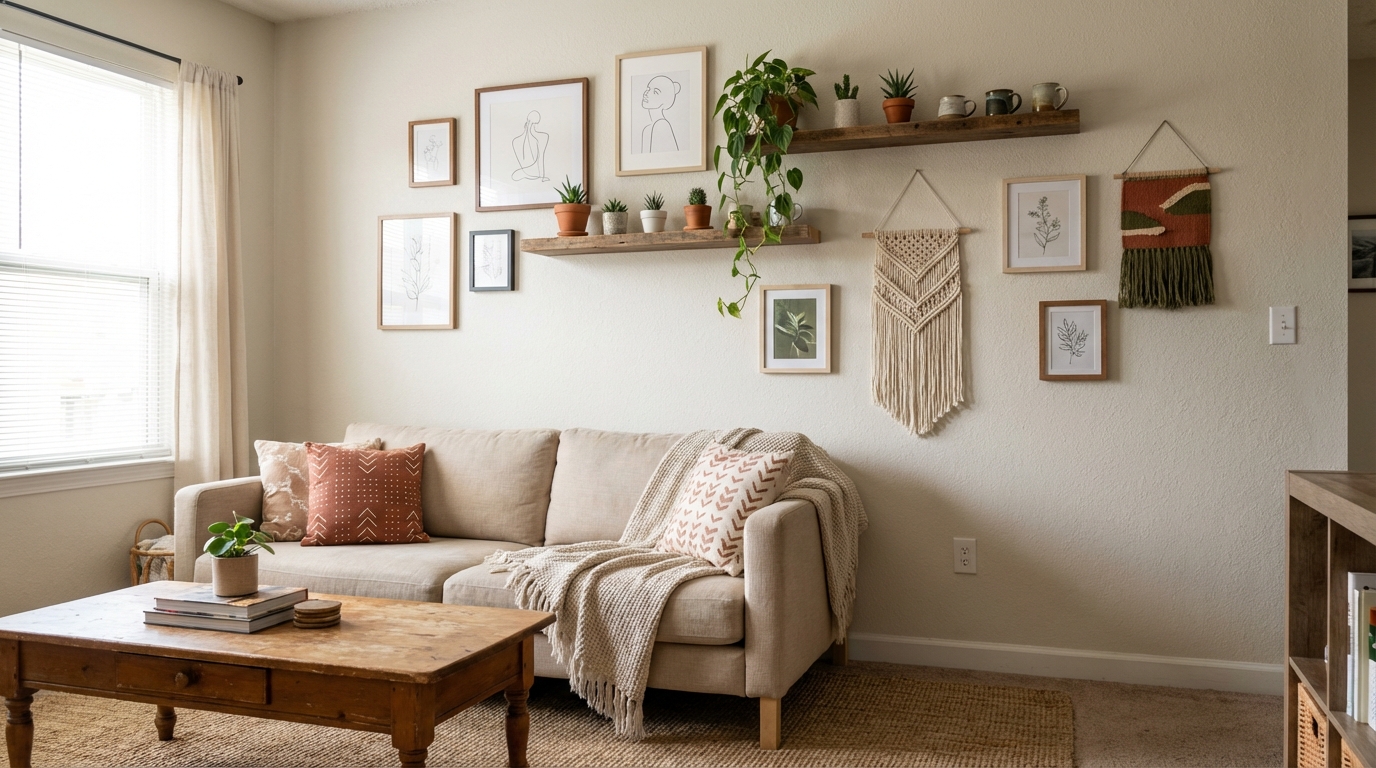 Style et déco : habiller un mur intérieur à petit prix