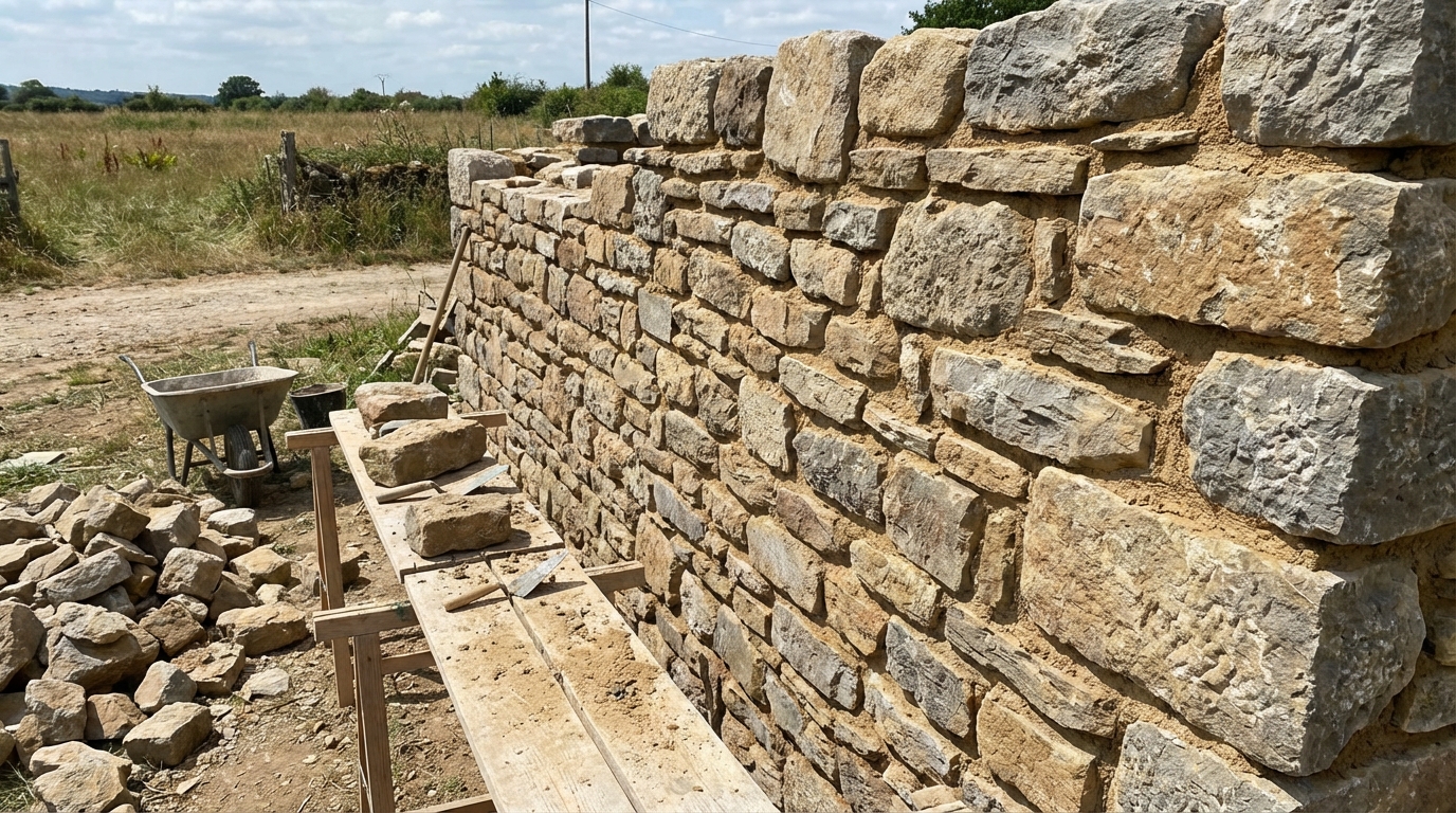 découvrez la pierre en moellon, idéale pour construire un mur authentique et naturel, apportant charme et solidité à vos projets de construction.