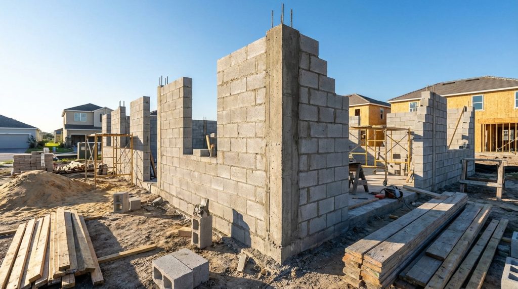 découvrez l'importance du poteau raidisseur pour renforcer un mur en parpaings de grande longueur et garantir sa stabilité.